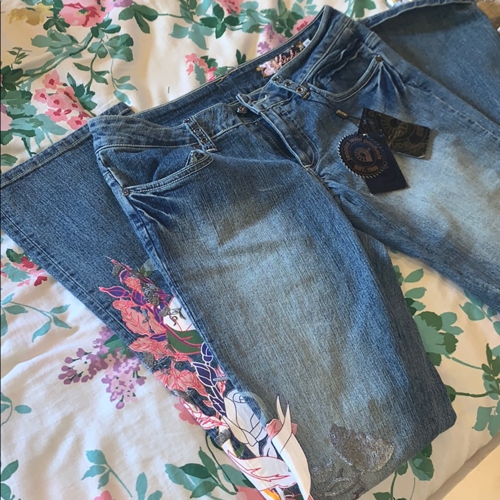 NEW akdmks boot cut jeans
